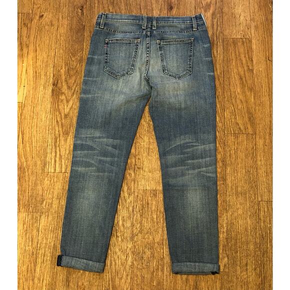 Current / Elliott Hatch Maternity Boyfriend Destroy Distressed Jeans Size 25 - Picture 11 of 15